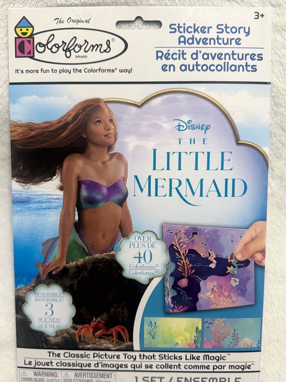 Colorforms Disney Little Mermaid Sticker Story Adventure Set NWT